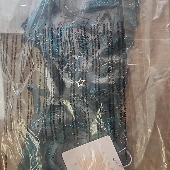 NIP SAVAGEXFENTY Shining Star Embroidered Unlined Bra 34DD - Picture 4 of 7